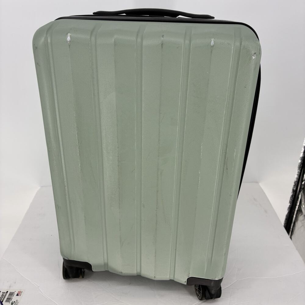 CALPAK Hardside four wheel Roller Carry on Luggage Mint Green